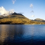 Blick auf den Imbabura, Hosteria Puerto Lago